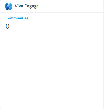 Viva Engage inventory card in Rencore